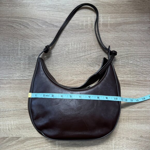 Reformation Medium Rosetta Shoulder Bag in Tobacco Brown Leather - Picture 12 of 17